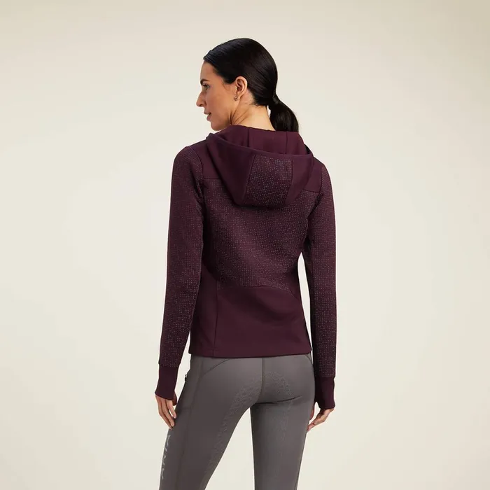 Lumina Full Zip Hoodie Mulberry Women Ariat Sweatshirts and Hoodies Lumina Full Zip Hoodie Mulberry Women Ariat Sweatshirts and Hoodies