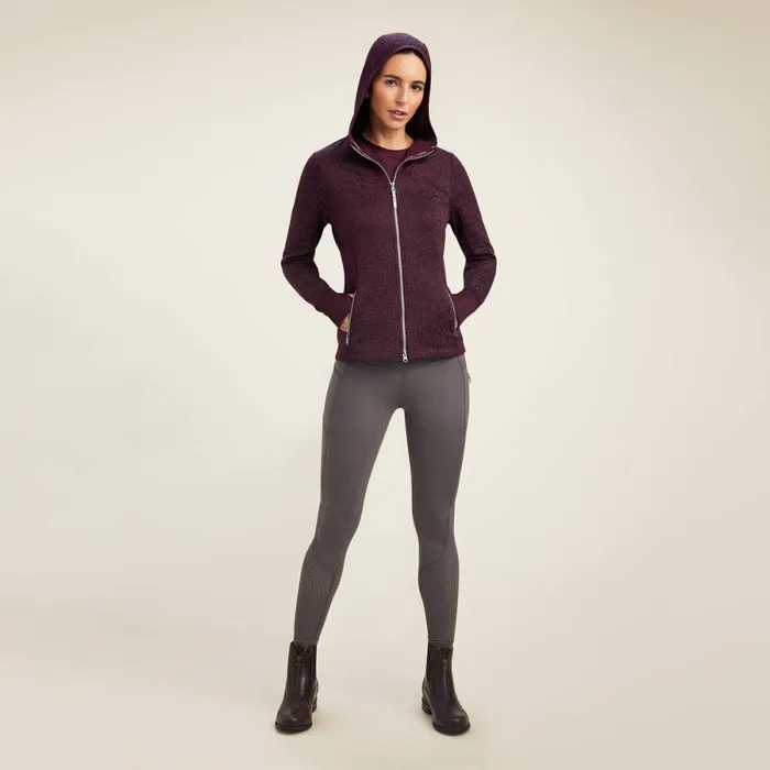Lumina Full Zip Hoodie Mulberry Women Ariat Sweatshirts and Hoodies Lumina Full Zip Hoodie Mulberry Women Ariat Sweatshirts and Hoodies