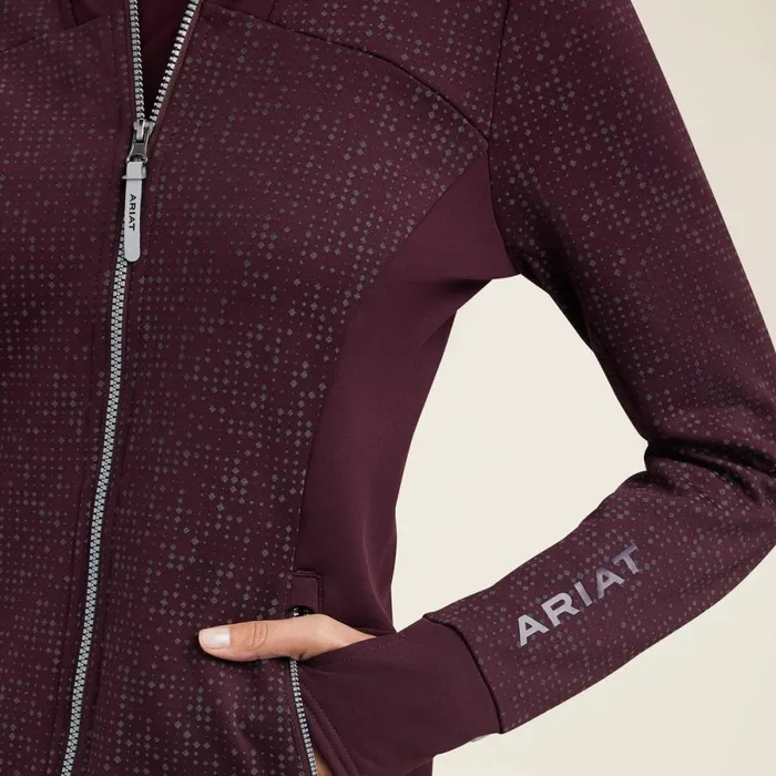 Lumina Full Zip Hoodie Mulberry Women Ariat Sweatshirts and Hoodies Lumina Full Zip Hoodie Mulberry Women Ariat Sweatshirts and Hoodies