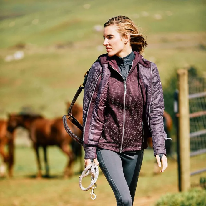 Lumina Full Zip Hoodie Mulberry Women Ariat Sweatshirts and Hoodies Lumina Full Zip Hoodie Mulberry Women Ariat Sweatshirts and Hoodies