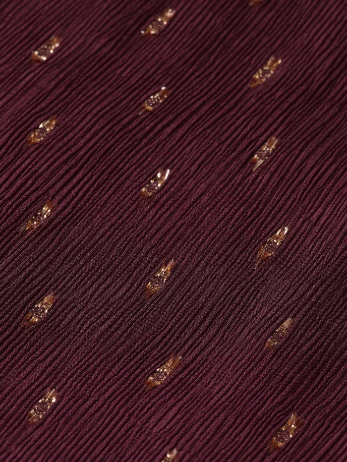 LUREX SMOCK TOP Dark Grape Women Scotch and Soda Blouses and Shirts