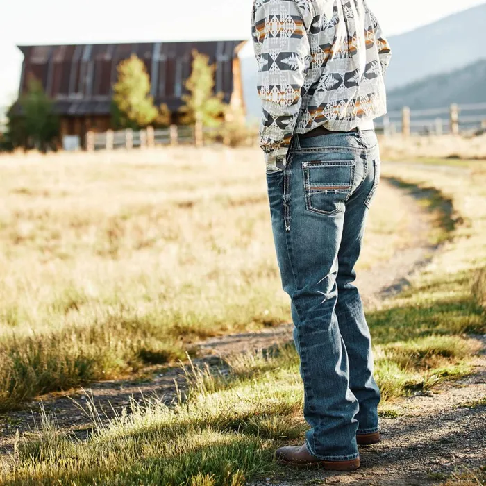 M4 Low Rise Coltrane Boot Cut Jean Durango Men Ariat Denim M4 Low Rise Coltrane Boot Cut Jean Durango Men Ariat Denim