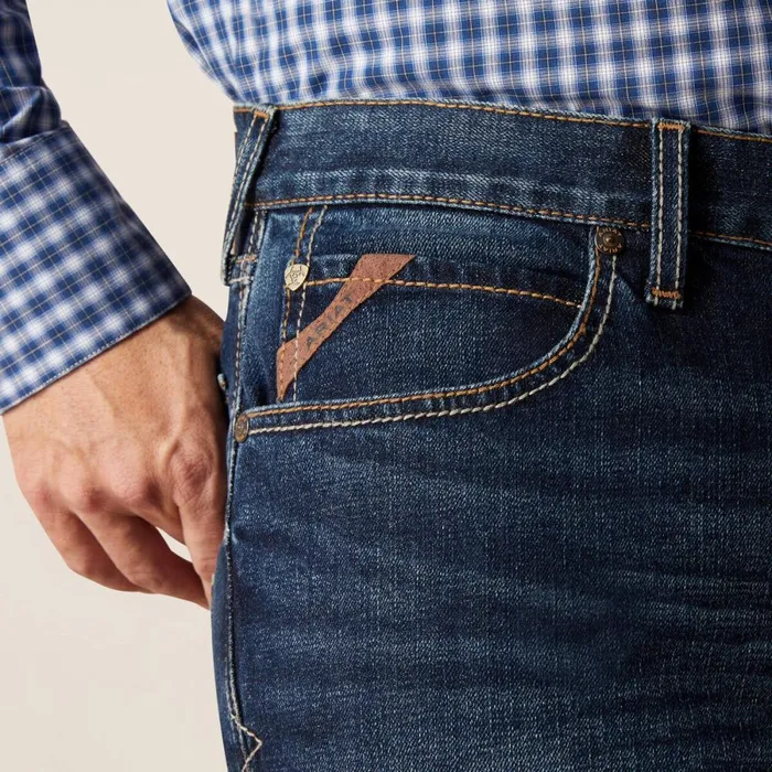 M4 Relaxed Dustin Boot Cut Jean Drake Men Ariat Denim M4 Relaxed Dustin Boot Cut Jean Drake Men Ariat Denim