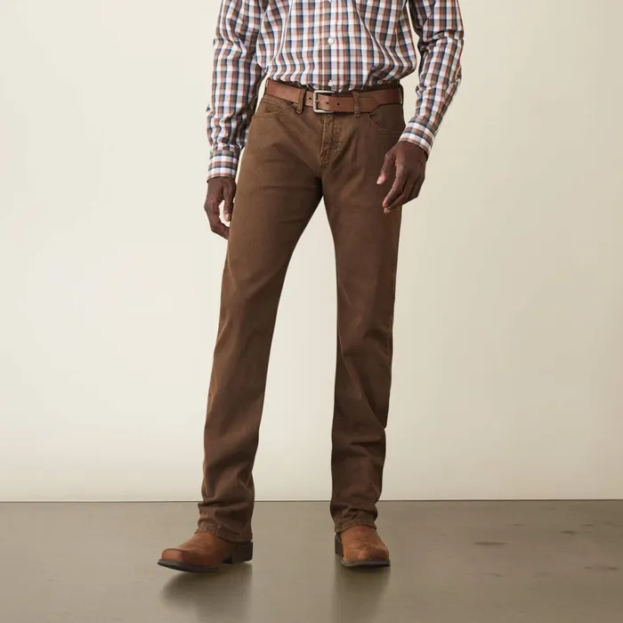 M7 Grizzly Straight Jean Peat Men Ariat Denim