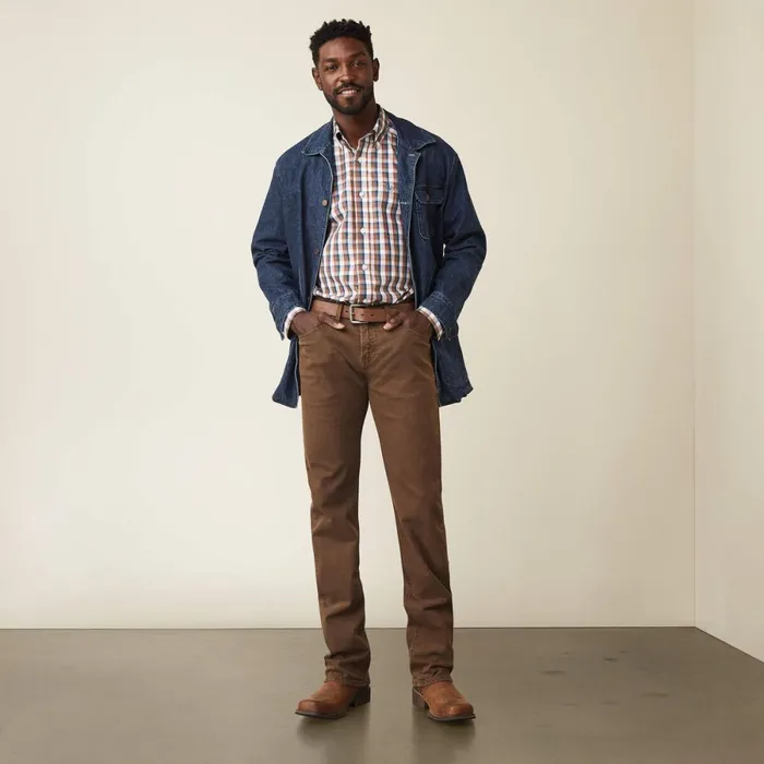 M7 Grizzly Straight Jean Peat Men Ariat Denim M7 Grizzly Straight Jean Peat Men Ariat Denim