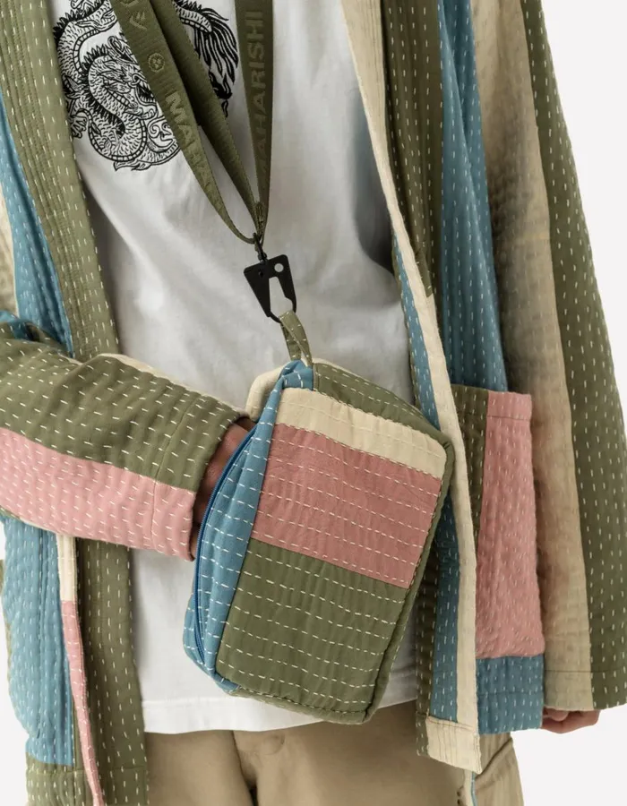 Maharishi Bags 1287 Patchwork Zipped Pouch Multi 8211 Men