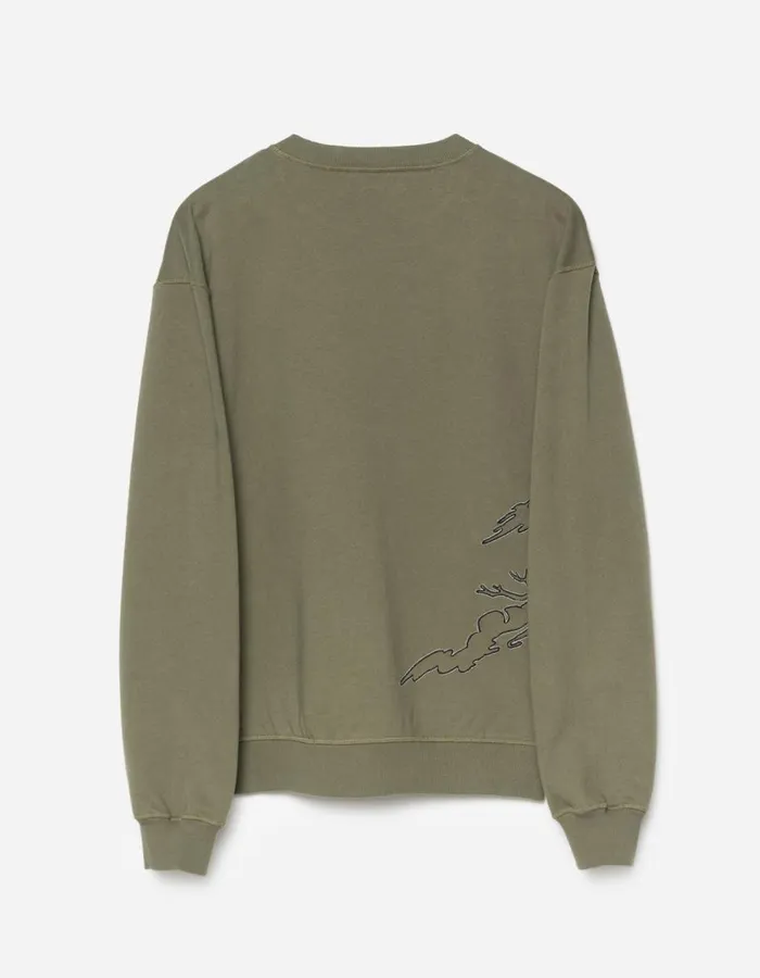Maharishi Crew Sweats 5338 DPM Bonsai Sparse Crew Sweat Olive OG107F 8211 Men