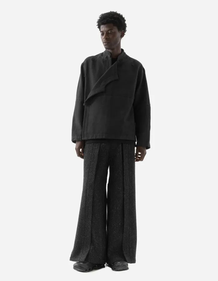 Maharishi Hakama Pants 5334 Wool Hakama Track Pants Black 8211 Men