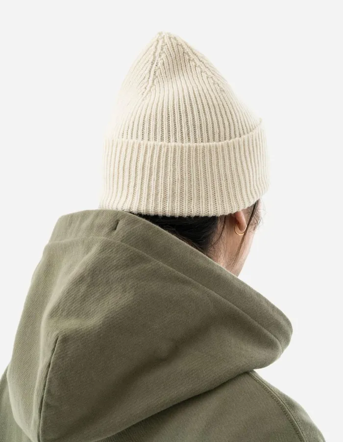 Maharishi Hats 1368 Maharishi Embroidered Beanie Ecru 8211 Men