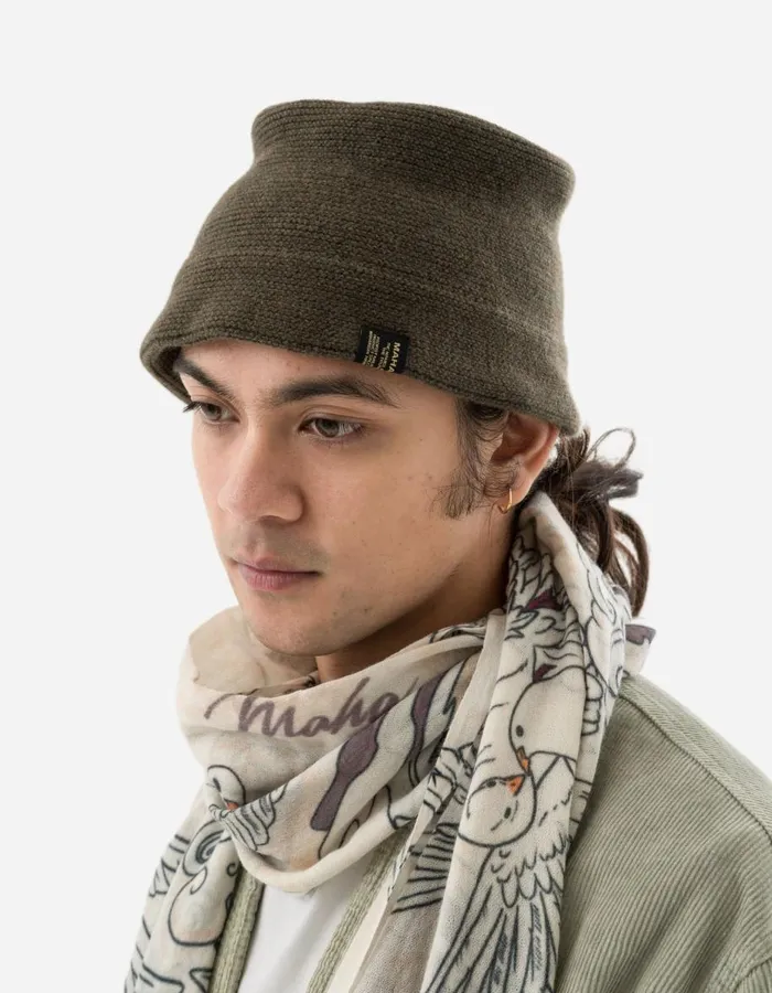 Maharishi Hats 1406 Maharishi Lambswool Bucket Hat Olive 8211 Men