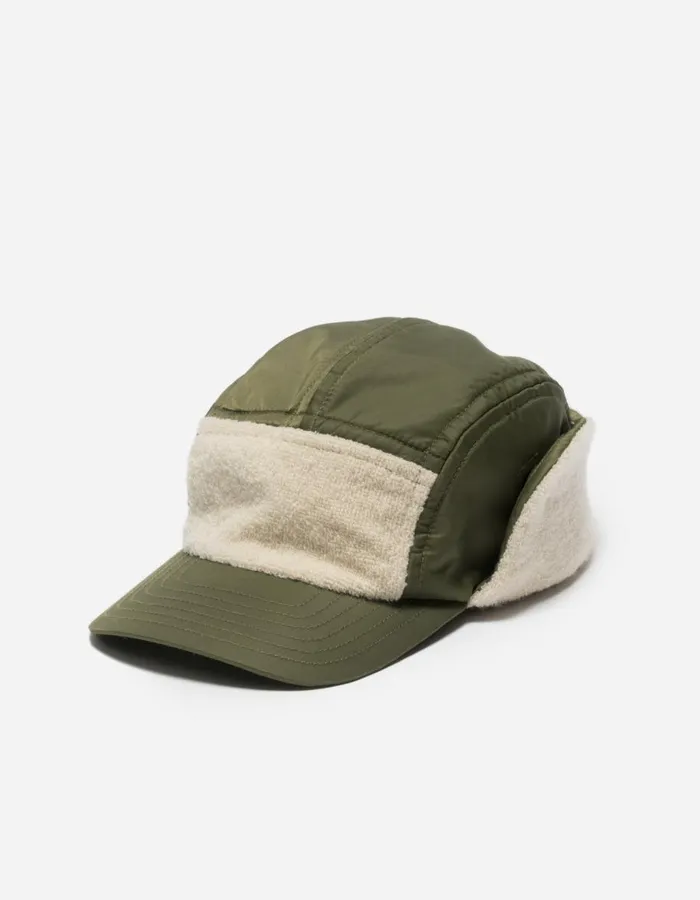 Maharishi Hats 5256 Cold Weather 5 Panel Cap OliveEcru 8211 Men