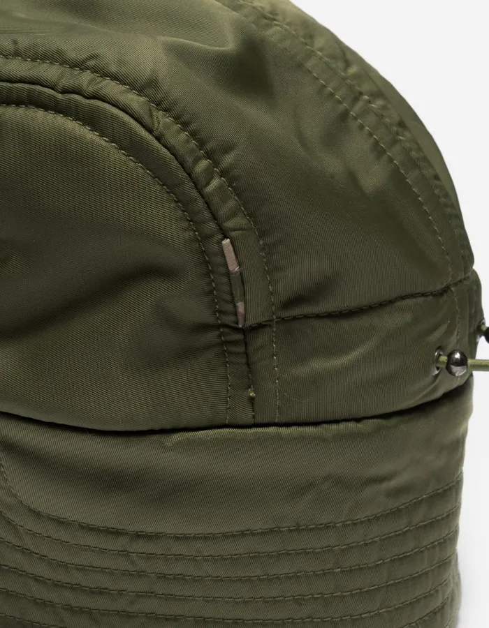 Maharishi Hats 5256 Cold Weather 5 Panel Cap OliveEcru 8211 Men