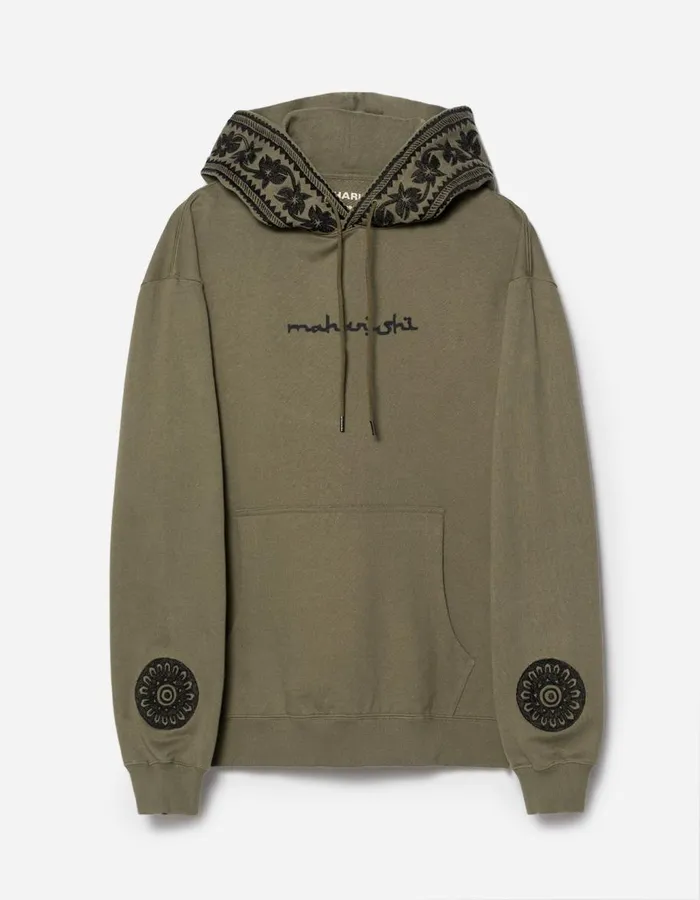 Maharishi Hooded Sweats 5241 Thar Desert Hooded Sweat Olive OG107F 8211 Men