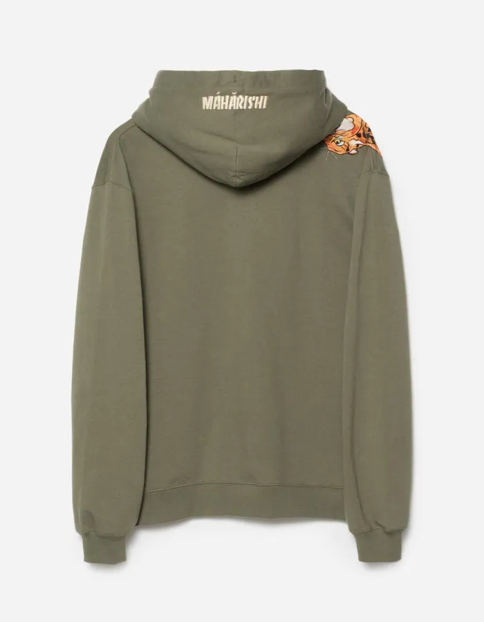 Maharishi Hooded Sweats 5312 Panther Chimera Hooded Sweat Olive OG107F 8211 Men