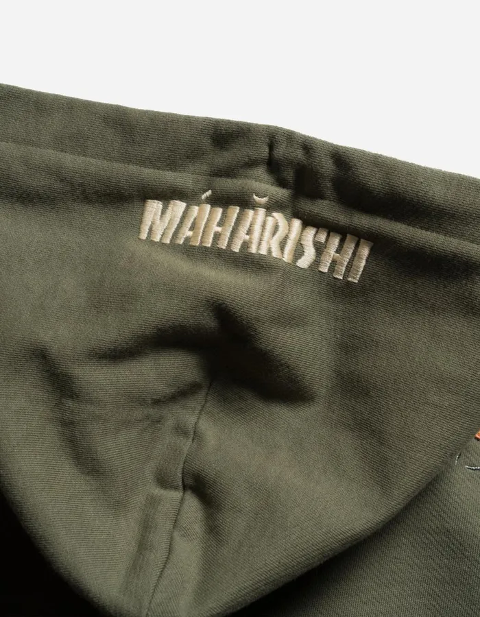 Maharishi Hooded Sweats 5312 Panther Chimera Hooded Sweat Olive OG107F 8211 Men