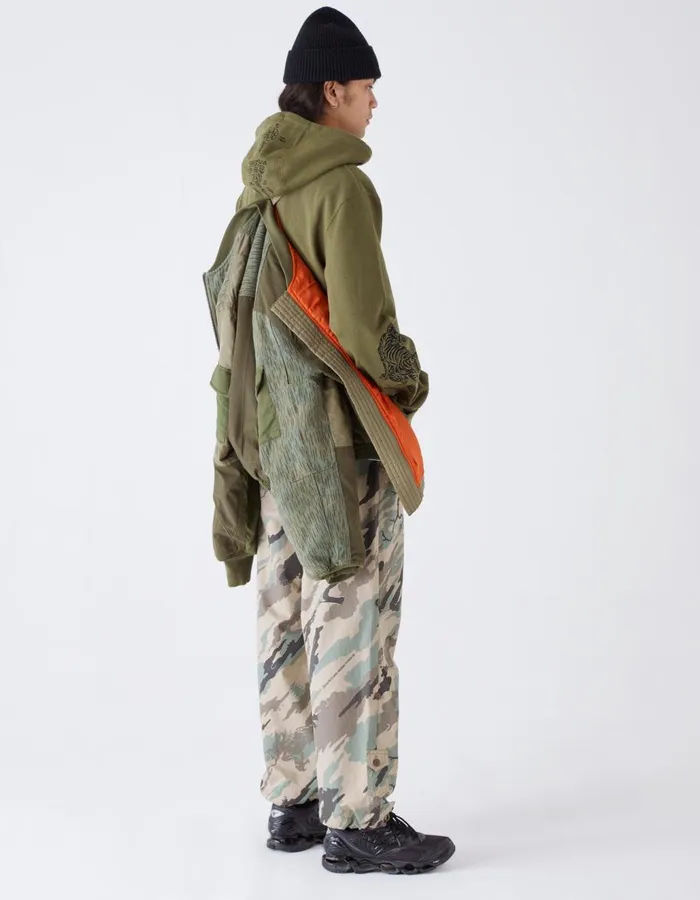 Maharishi Jackets 4274 Upcycled WEP MA1 Flight Jacket Olive 8211 Men