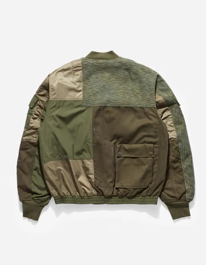 Maharishi Jackets 4274 Upcycled WEP MA1 Flight Jacket Olive 8211 Men