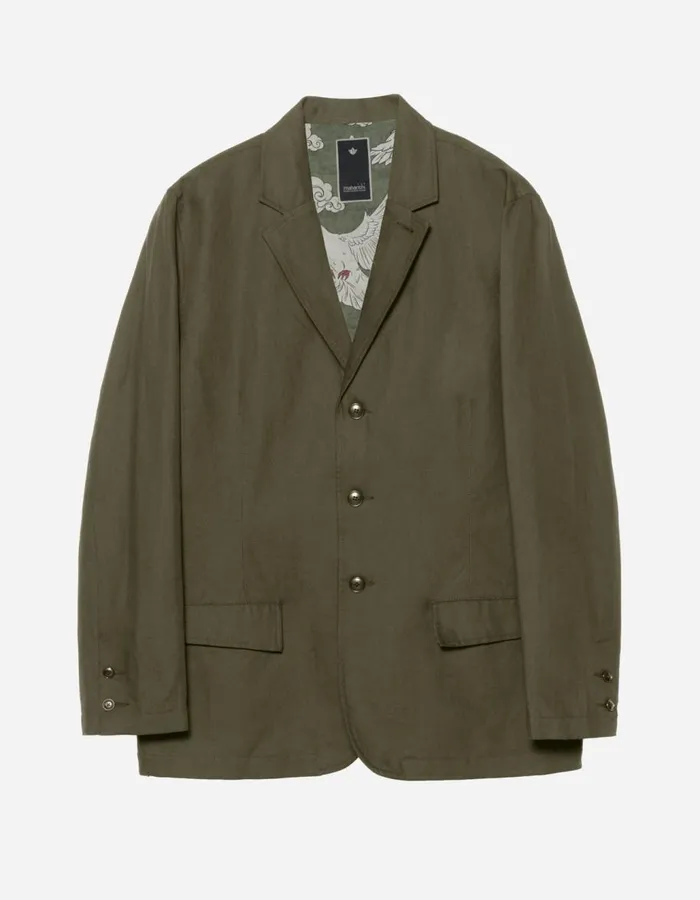 Maharishi Jackets 5287 Hemp Blazer Olive OG107F 8211 Men