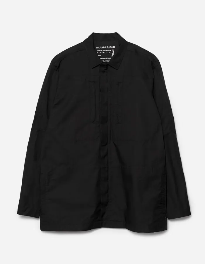 Maharishi Long Sleeve Shirts 5219 Maha Trek Shirt Black 8211 Men
