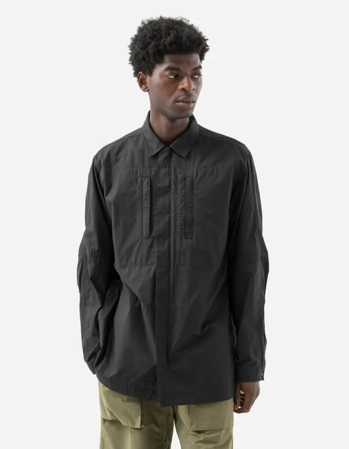 Maharishi Long Sleeve Shirts 5219 Maha Trek Shirt Black 8211 Men