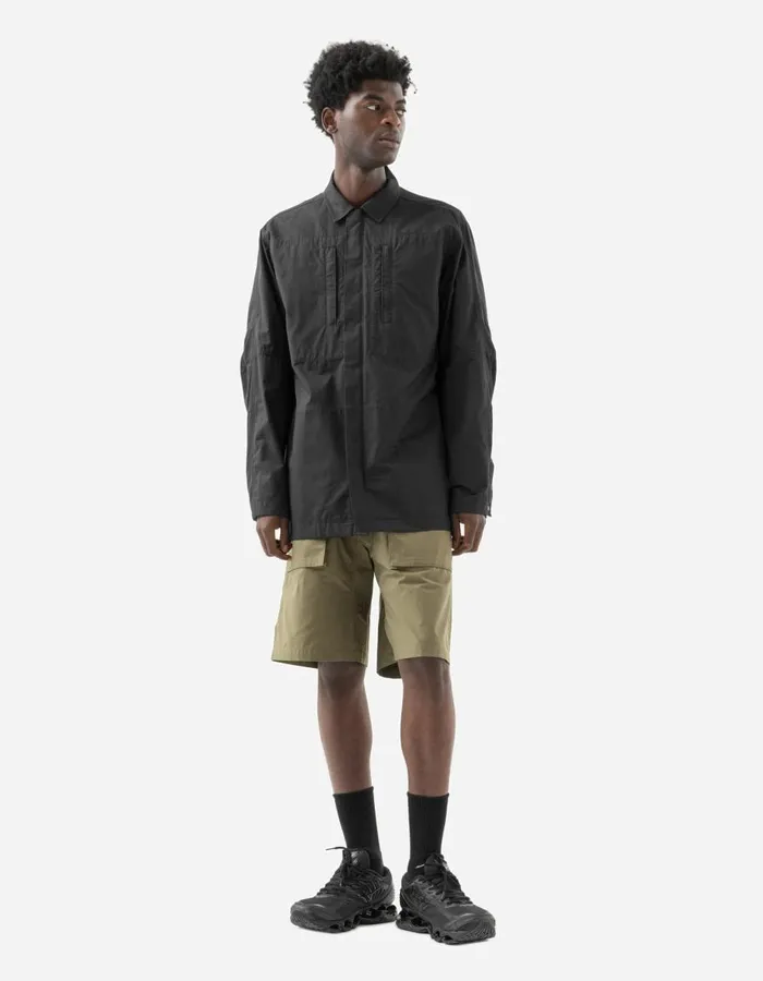 Maharishi Long Sleeve Shirts 5219 Maha Trek Shirt Black 8211 Men