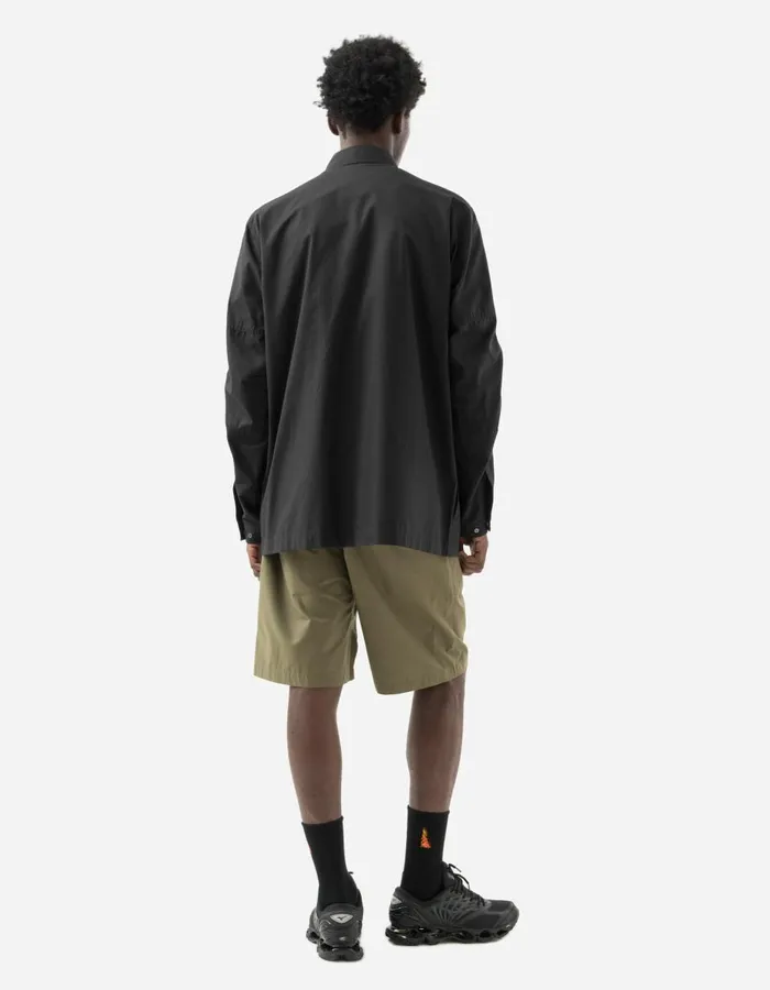 Maharishi Long Sleeve Shirts 5219 Maha Trek Shirt Black 8211 Men