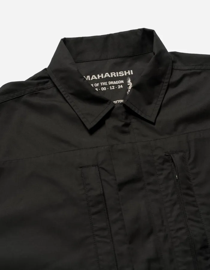 Maharishi Long Sleeve Shirts 5219 Maha Trek Shirt Black 8211 Men