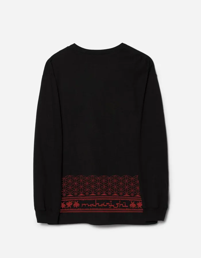 Maharishi Long Sleeve TShirts 1352 Thar Maharishi LS TShirt Black 8211 Men