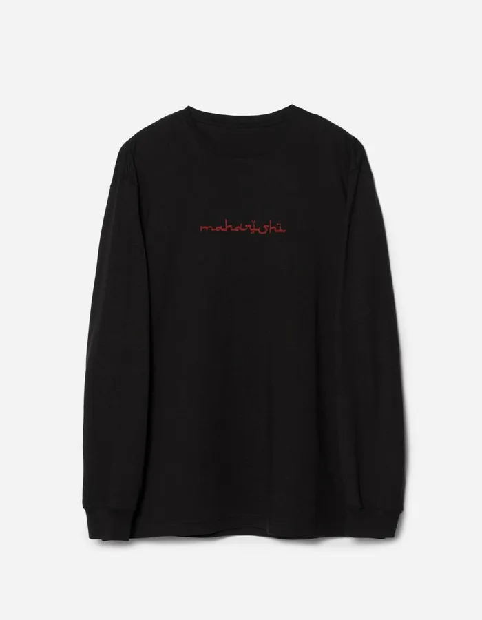 Maharishi Long Sleeve TShirts 1352 Thar Maharishi LS TShirt Black 8211 Men