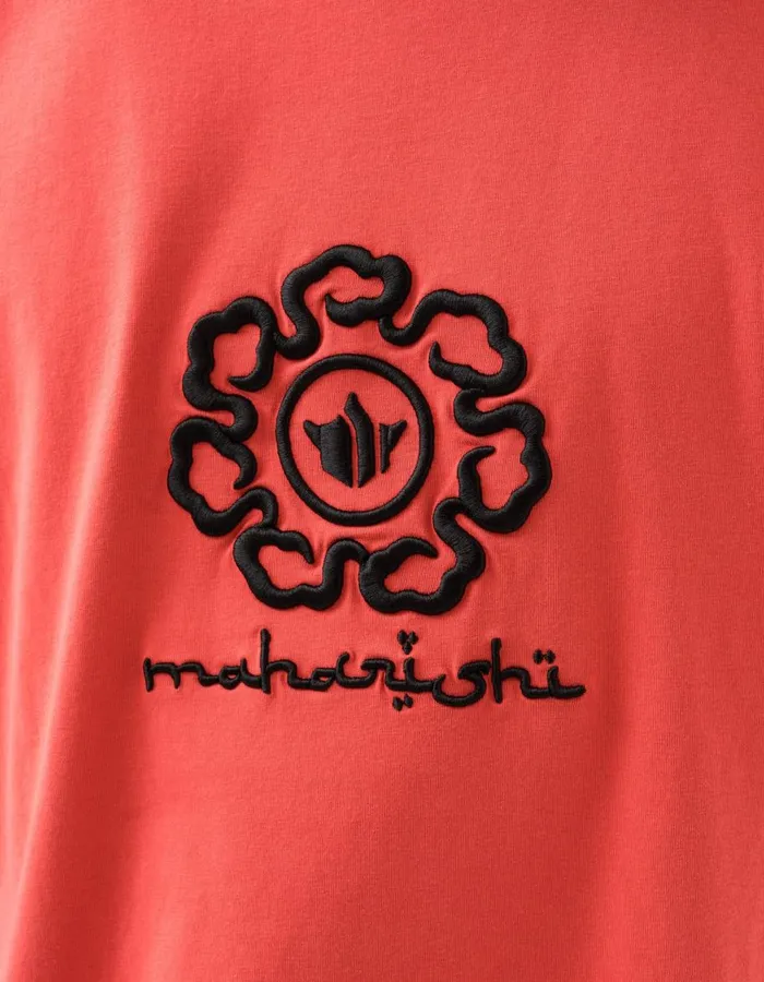 Maharishi Short Sleeve TShirts 1378 Spiral Temple TShirt Light Lama Red 8211 Men