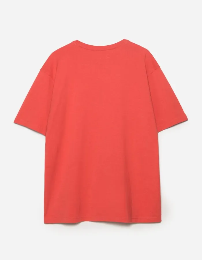 Maharishi Short Sleeve TShirts 1378 Spiral Temple TShirt Light Lama Red 8211 Men