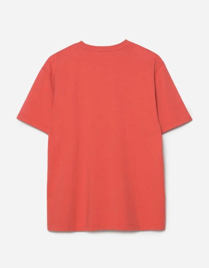 Maharishi Short Sleeve TShirts 1395 Cyber Skeleton TShirt Light Lama Red 8211 Men