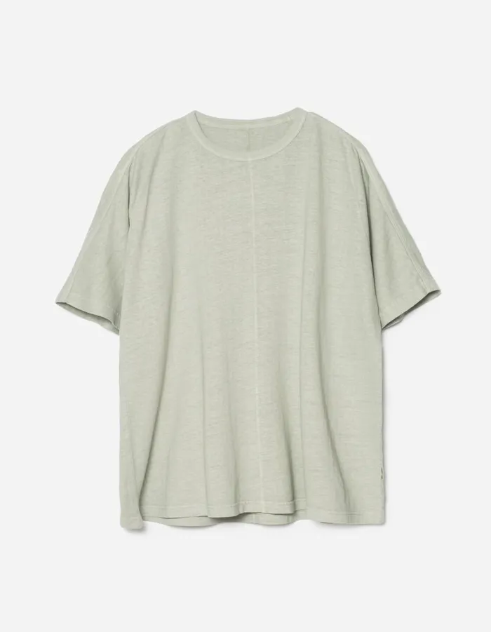 Maharishi Short Sleeve TShirts 5234 Hemp Cross Oversized TShirt Sage 8211 Men