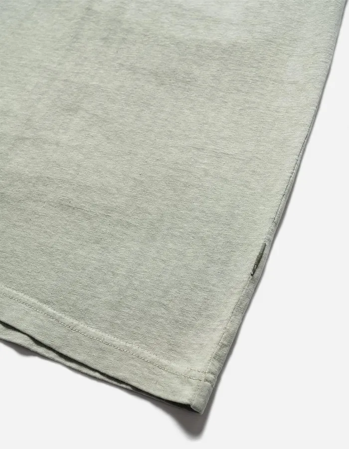 Maharishi Short Sleeve TShirts 5234 Hemp Cross Oversized TShirt Sage 8211 Men