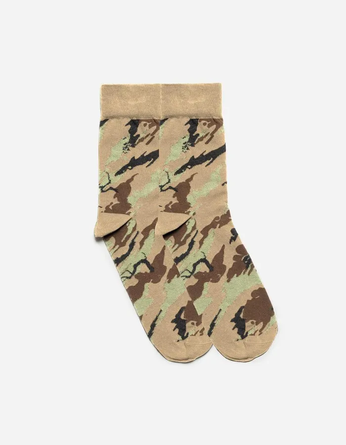 Maharishi Socks 1396 DPM Bonsai Jacquard Socks Woodland 8211 Men