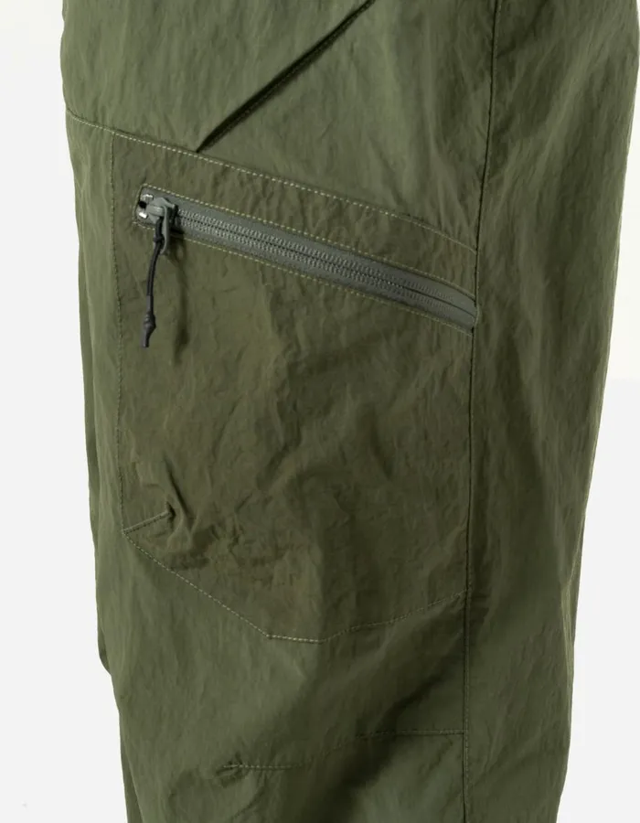 Maharishi Track Pants 5282 Veg Dyed Asym Cargo Track Pants Olive 8211 Men