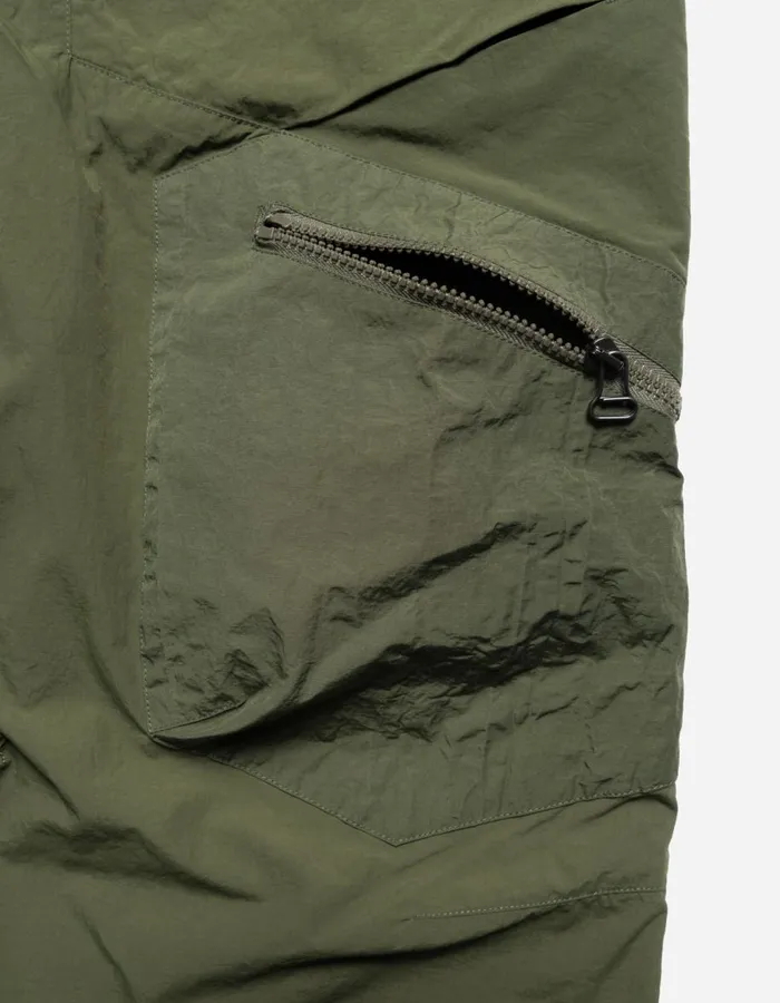 Maharishi Track Pants 5282 Veg Dyed Asym Cargo Track Pants Olive 8211 Men