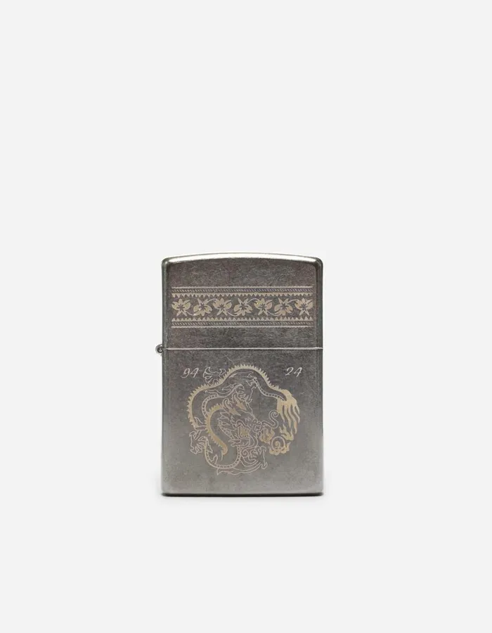 Maharishi Watches and Jewellery 1376 Thar Dragon Engraved Zippo Lighter 8211 Men