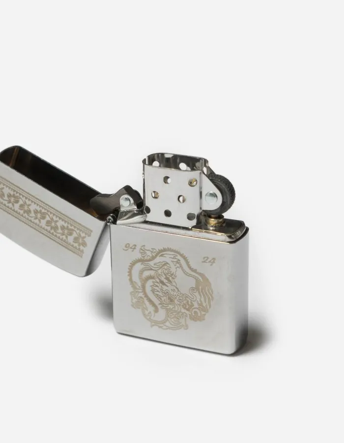 Maharishi Watches and Jewellery 1376 Thar Dragon Engraved Zippo Lighter 8211 Men