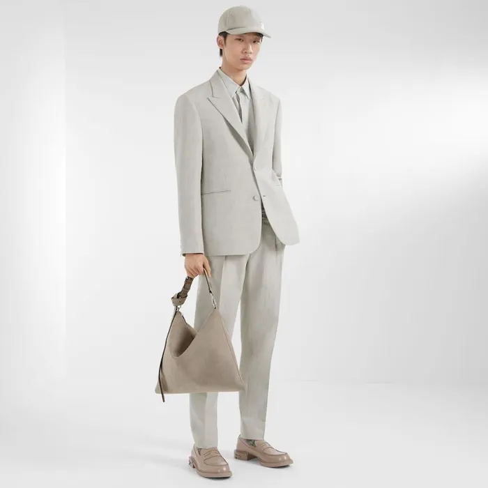 Man Beige Cotton Shirt Beige Fendi Shirts