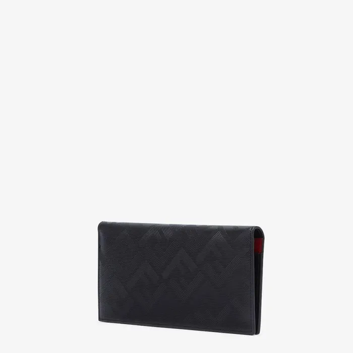 Man Black Leather Wallet Black Fendi Wallets