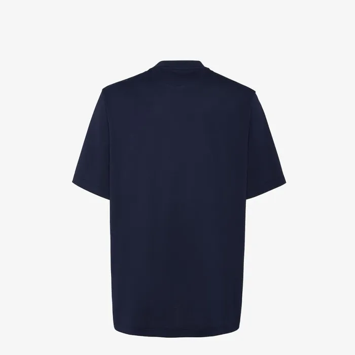 Man Blue Jersey TShirt Blue Fendi Tshirts and Polos