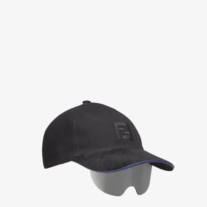 Man Fashion Show Baseball Cap With Sunglasses Black Fendi Sunglasses
