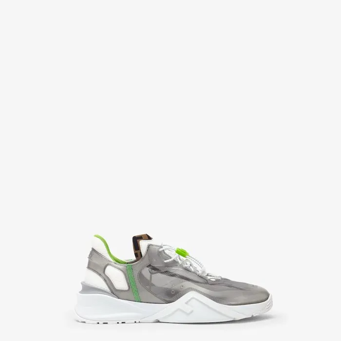 Man Grey Nylon LowTops Grey Fendi Fendi Flow