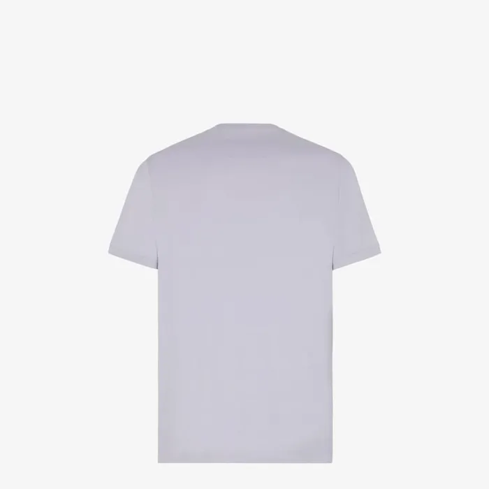 Man Lilac Jersey TShirt Purple Fendi Tshirts and Polos