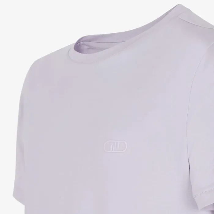Man Lilac Jersey TShirt Purple Fendi Tshirts and Polos