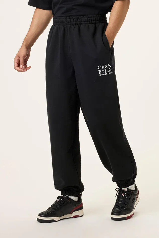 Matching Sets Men Fila CASA FILA Country Club Jogger 001 Black Matching Sets Men Fila CASA FILA Country Club Jogger 001 Black