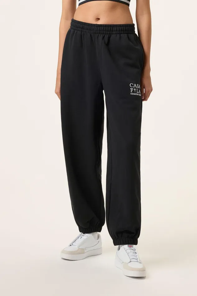 Matching Sets Men Fila CASA FILA Country Club Jogger 001 Black Matching Sets Men Fila CASA FILA Country Club Jogger 001 Black