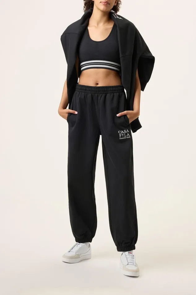 Matching Sets Men Fila CASA FILA Country Club Jogger 001 Black Matching Sets Men Fila CASA FILA Country Club Jogger 001 Black