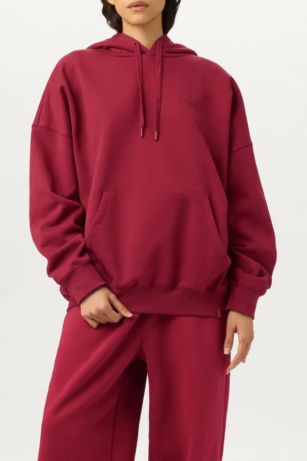 Matching Sets Women Fila Apex Oversized Hoodie 600 Tibetan Red Matching Sets Women Fila Apex Oversized Hoodie 600 Tibetan Red